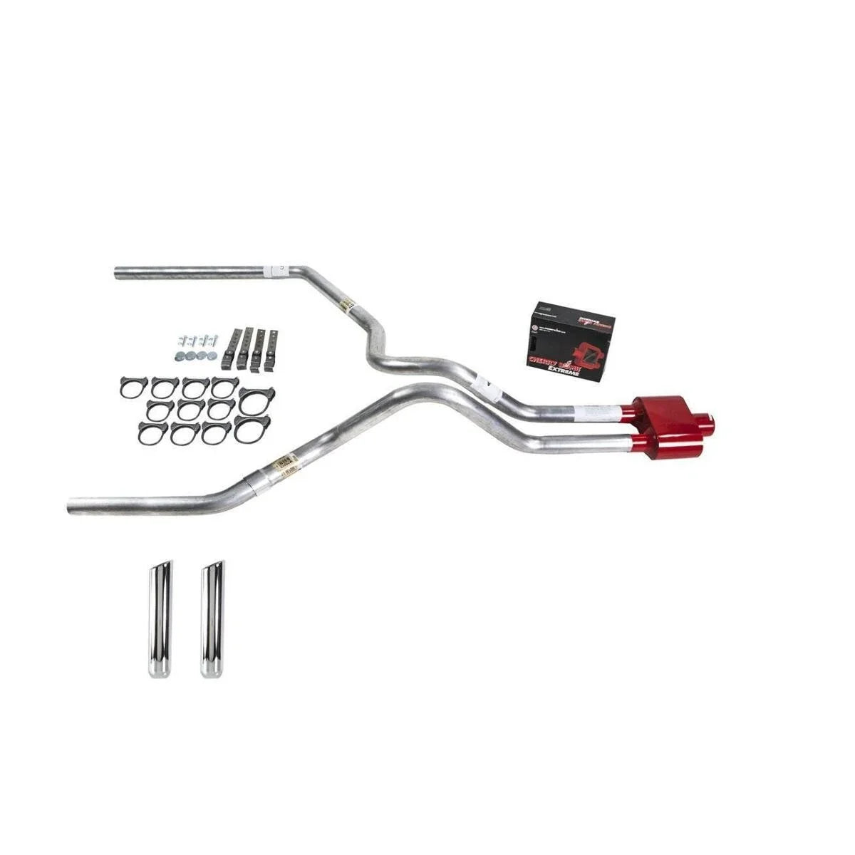 Dual Exhaust Pipe for Ram 1500 2500 3500 (2004–2006) Cherry Bomb Extreme RW Tip