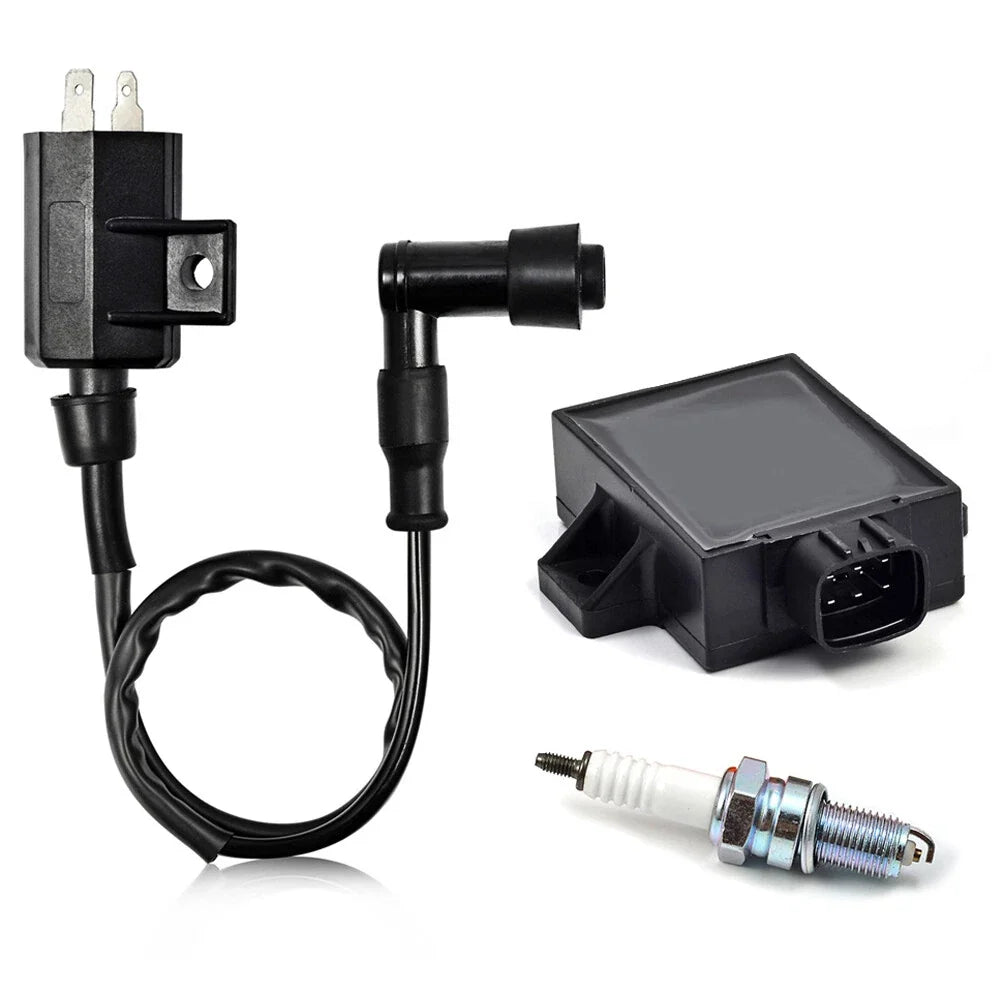Ignition Coil Spark Plug CDI Kit for Kawasaki KLF220 (1996–2002)
