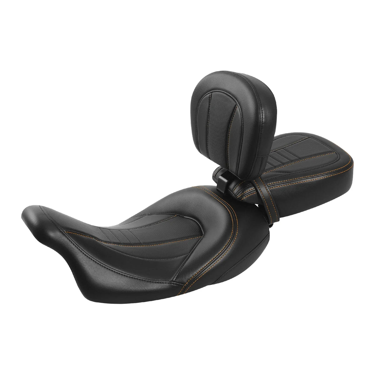 Driver Passenger Seat & Backrest Pad for Harley Electra Glide (2009-2023)