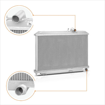 2-Row Aluminum Core Radiator for Mazda RX-8 (2004–2011) 13B-MSP SE3P