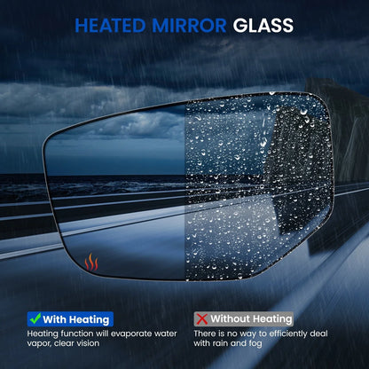 Driver Side Heated Power Mirror Glass for Honda Accord (2008–2012)