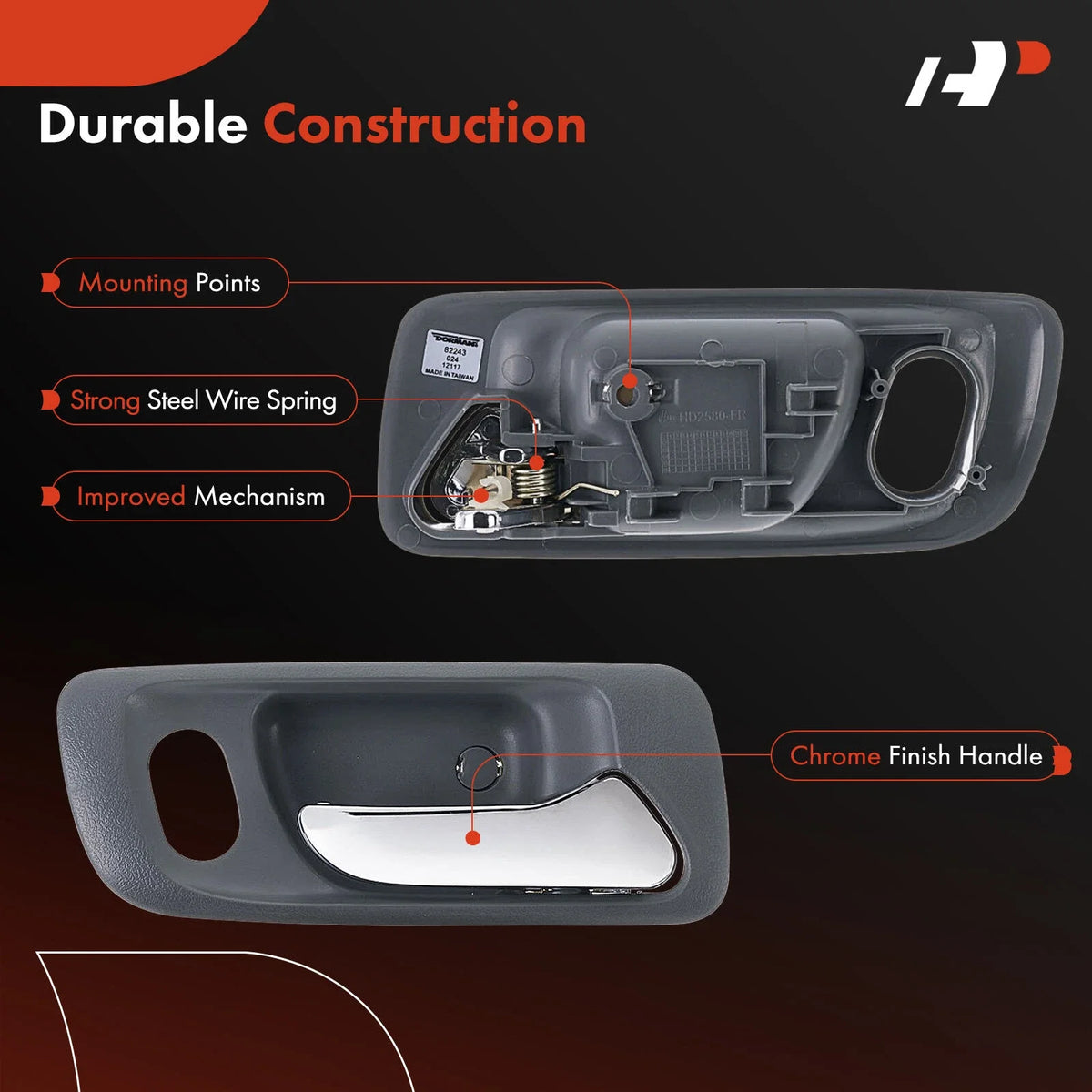 Interior Door Handle Front Right for Honda Odyssey (2000–2004)