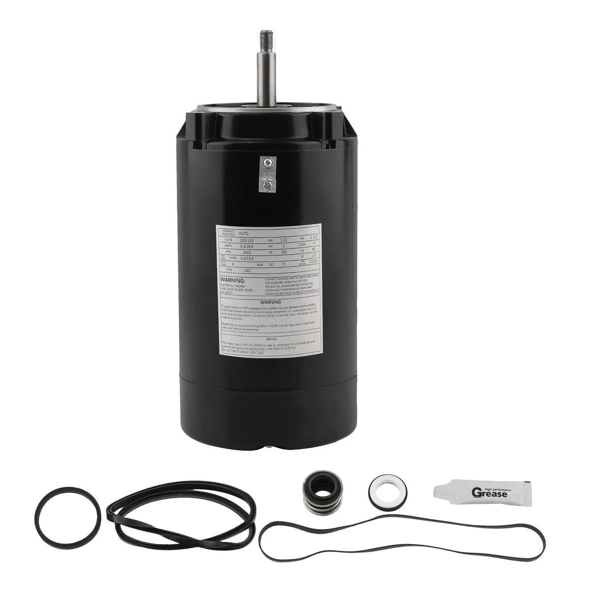 Pool Pump Motor for Hayward 56J Frame (UST1152) (115/230V)