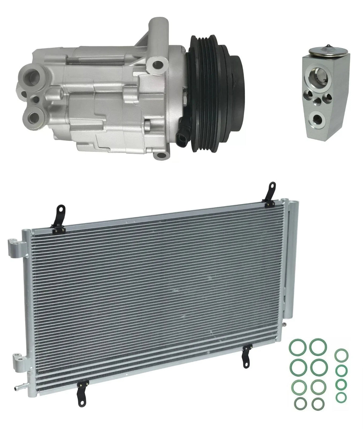 AC Compressor Kit With Condenser for Chevrolet Camaro 6.2L V8 (2012–2015)
