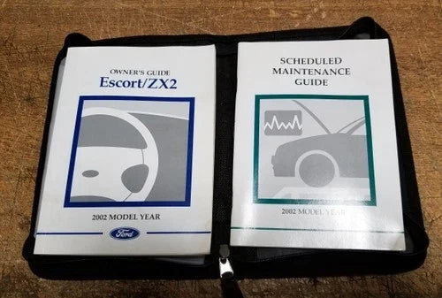 Owner's Guide with Case for Ford Escort (2002)