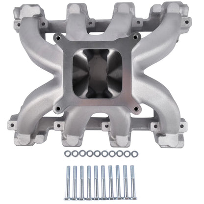 Intake Manifold, Aluminum Cathedral Single Plane for Gen III LS1/LS2