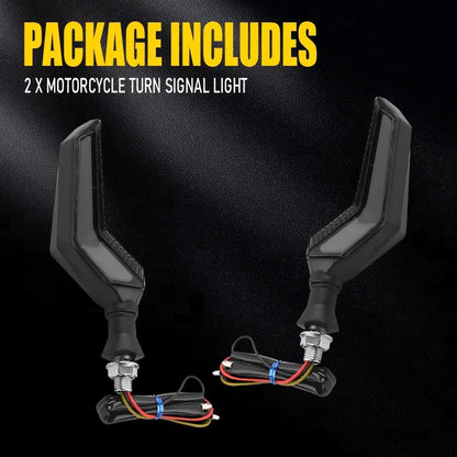 2X Waterproof 12V LED Turn Signal Light for Motorcycle (PY)