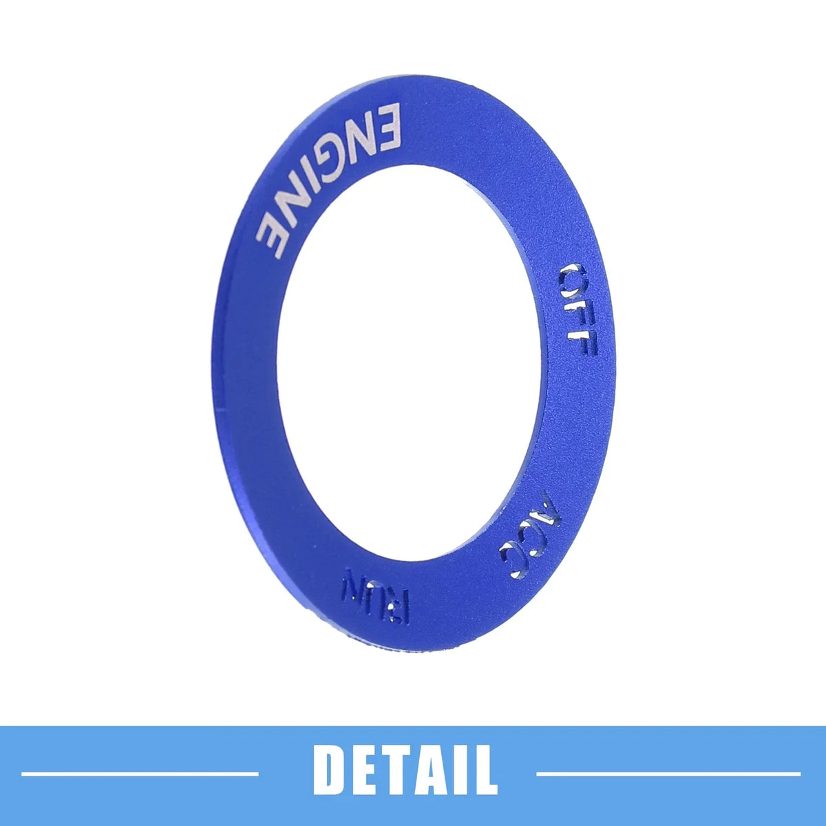 Blue Engine Start Button Sticker for Dodge Challenger Charger Aluminum Alloy