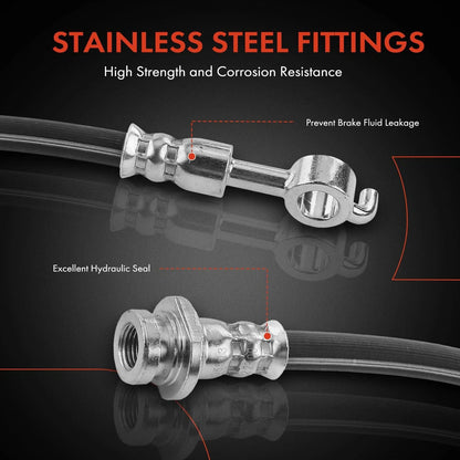 Rear Brake Hydraulic Hose Pair for Sentra 2007-2012