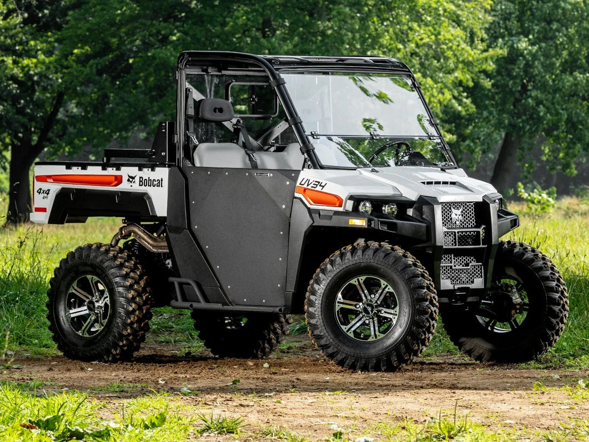 Scratch Resistant Windshield, Flip Down for Bobcat UV34 (2018-2023)