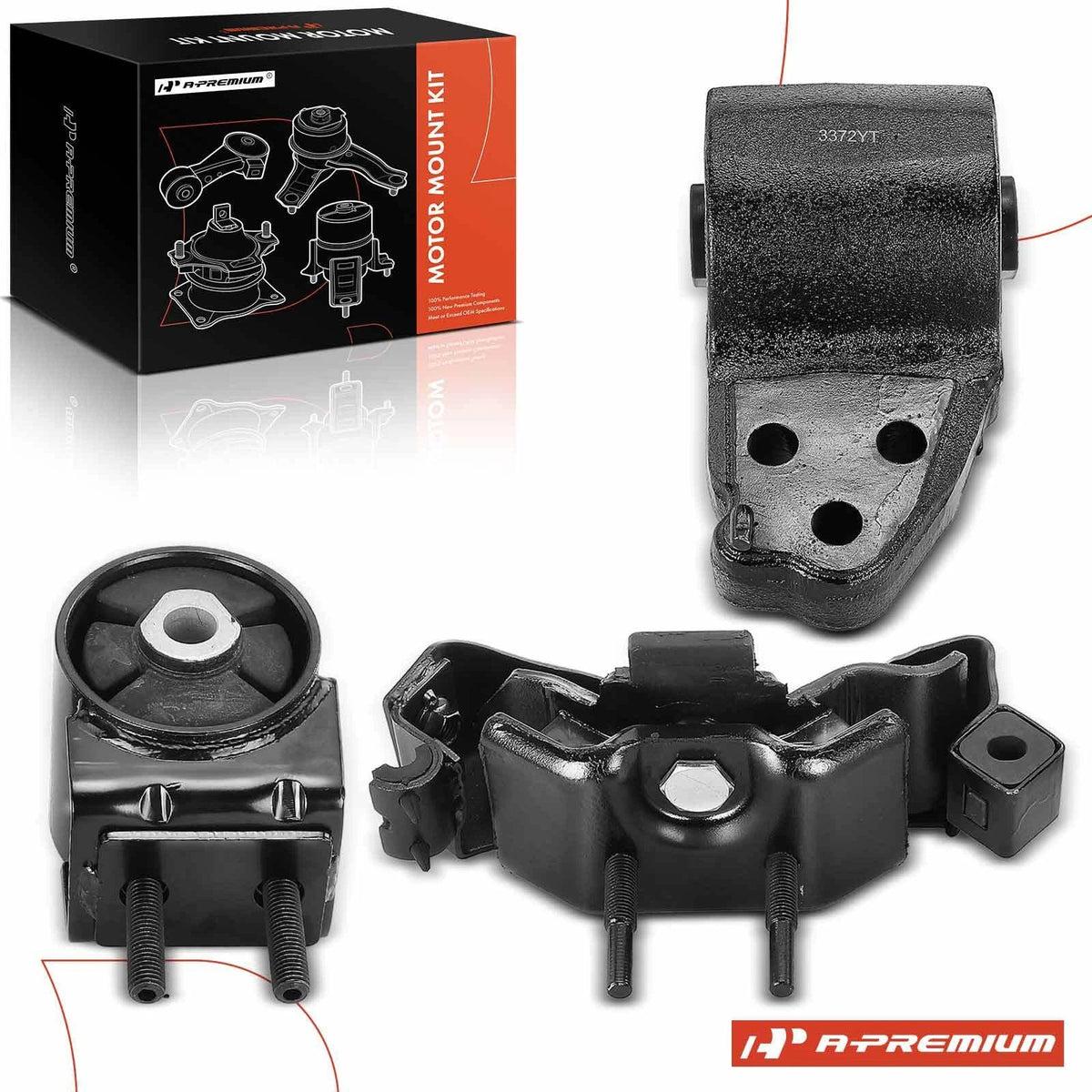 3X Engine & Transmission Mounts for Ford F-150 (2011–2023)
