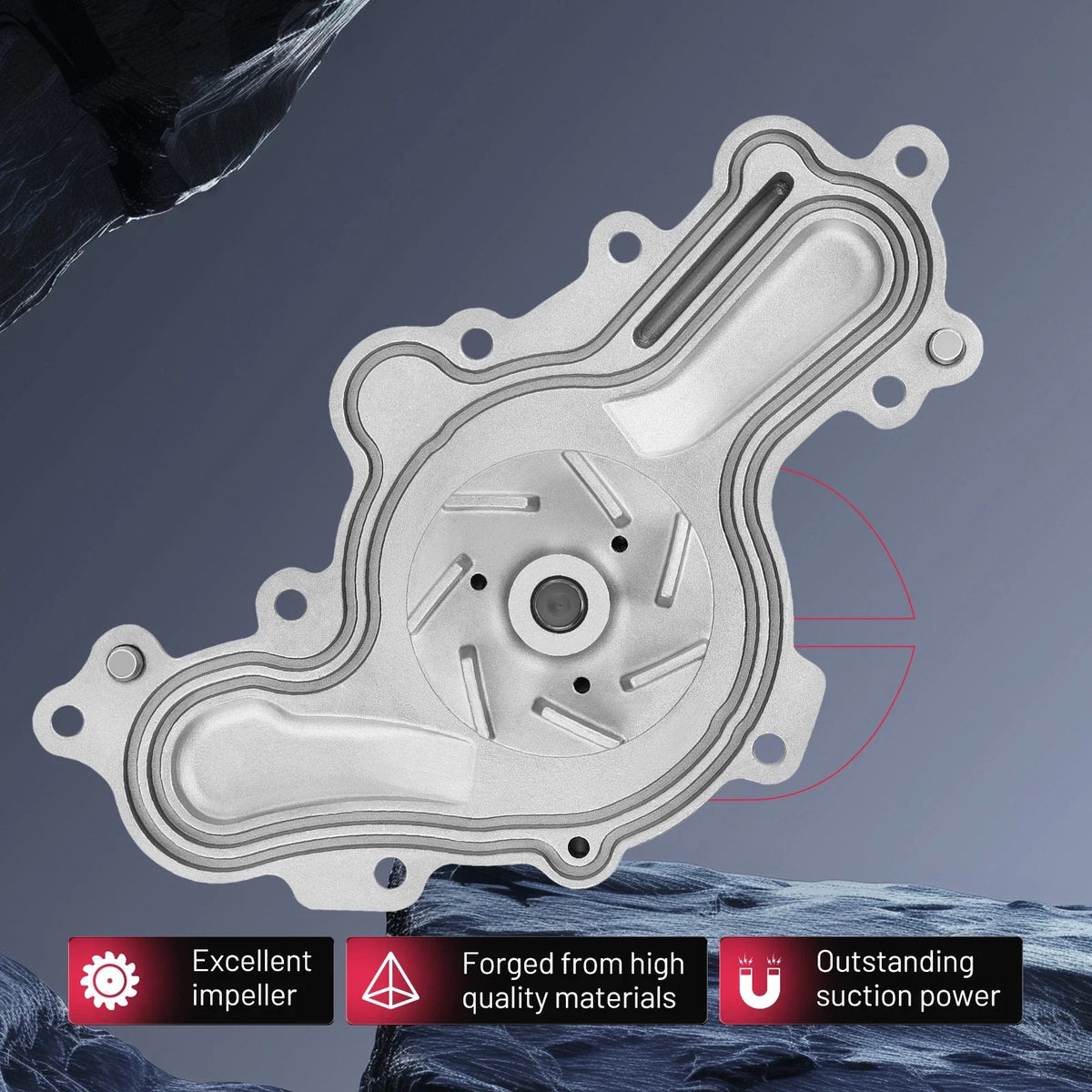 252-955 Water Pump for Ford Edge (2011–2014) & Taurus (2010–2019)