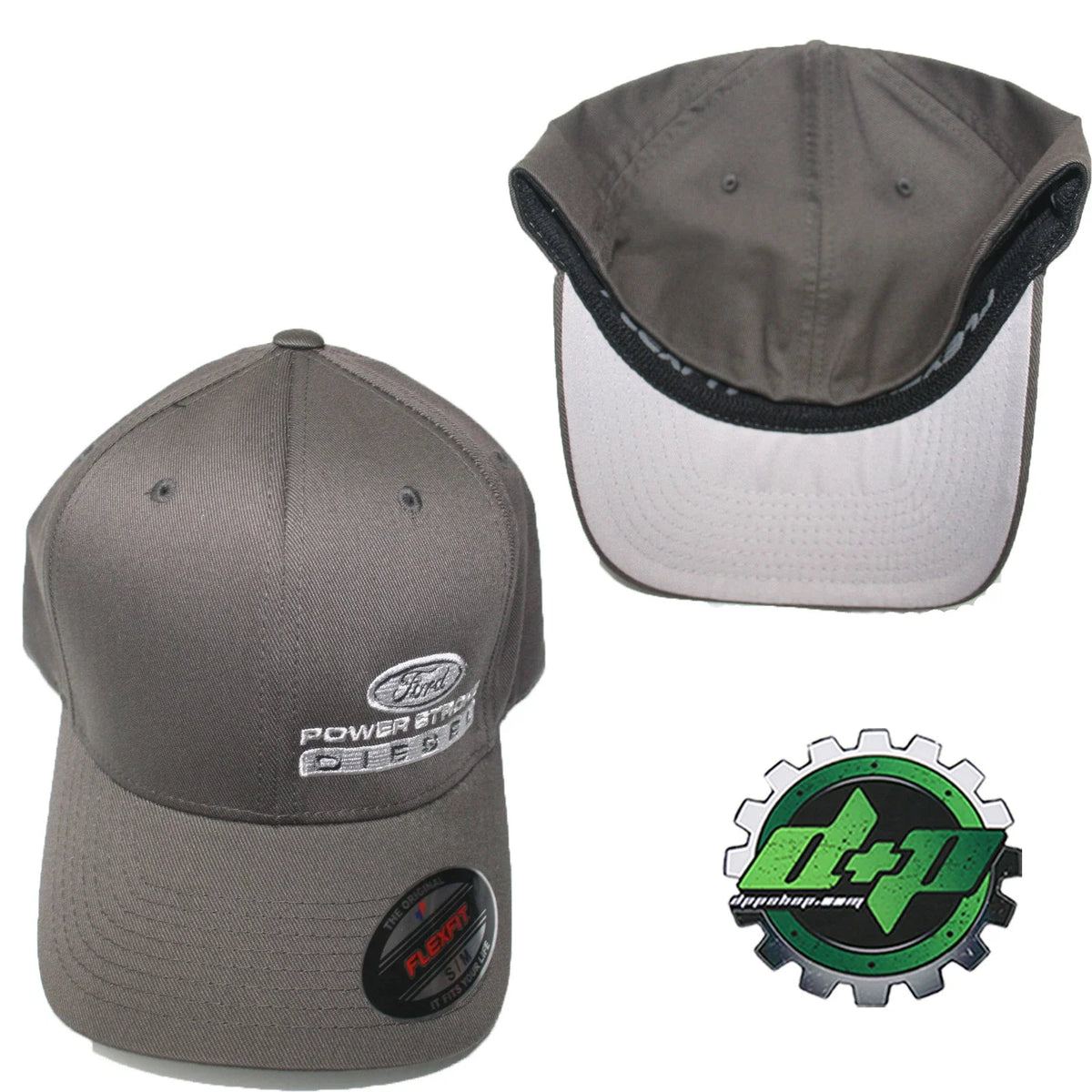 Powerstroke Hat for Ford (Fitted Flex Fit Charcoal L/XL)
