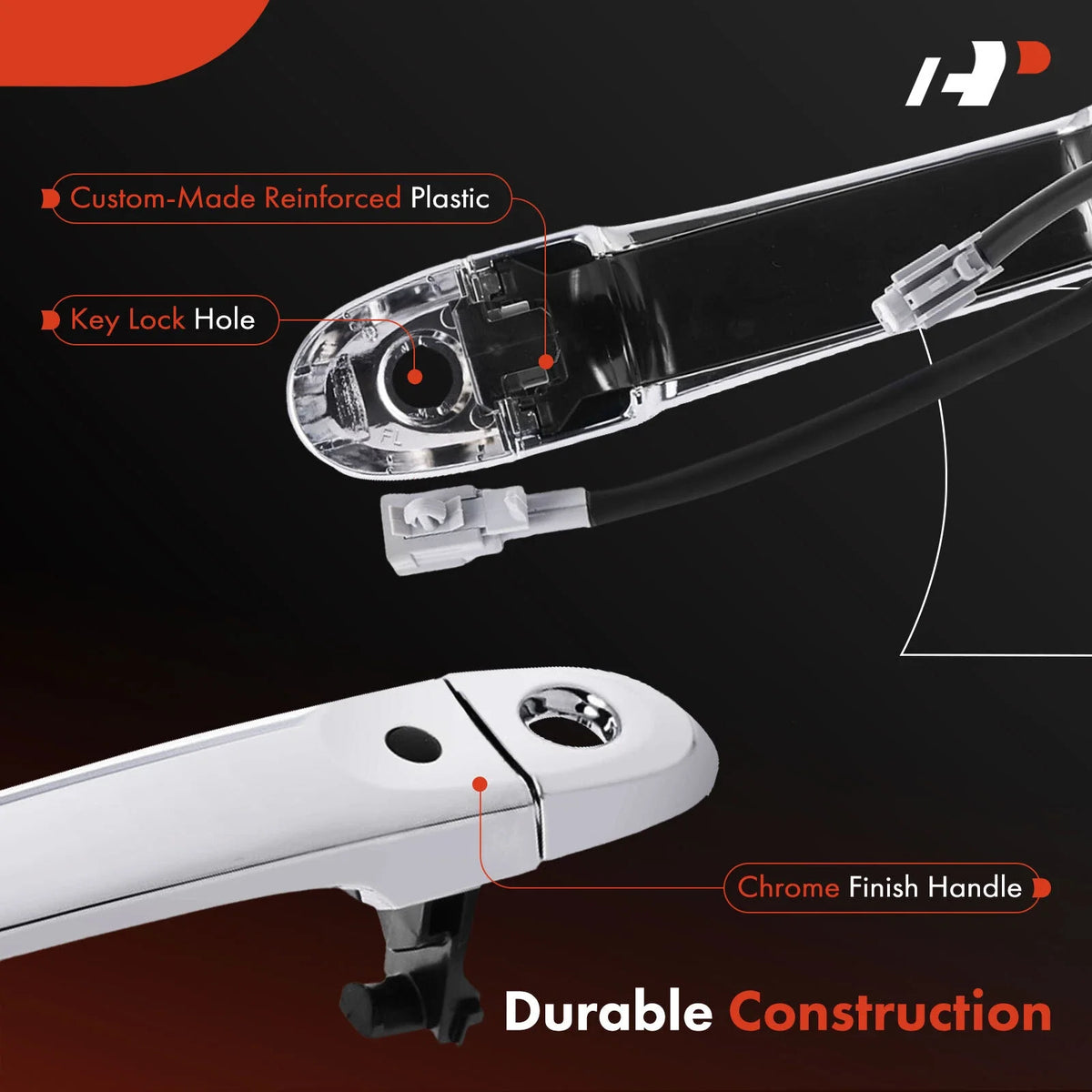 Front Driver Exterior Door Handle for Versa (2012-2019) Nissan
