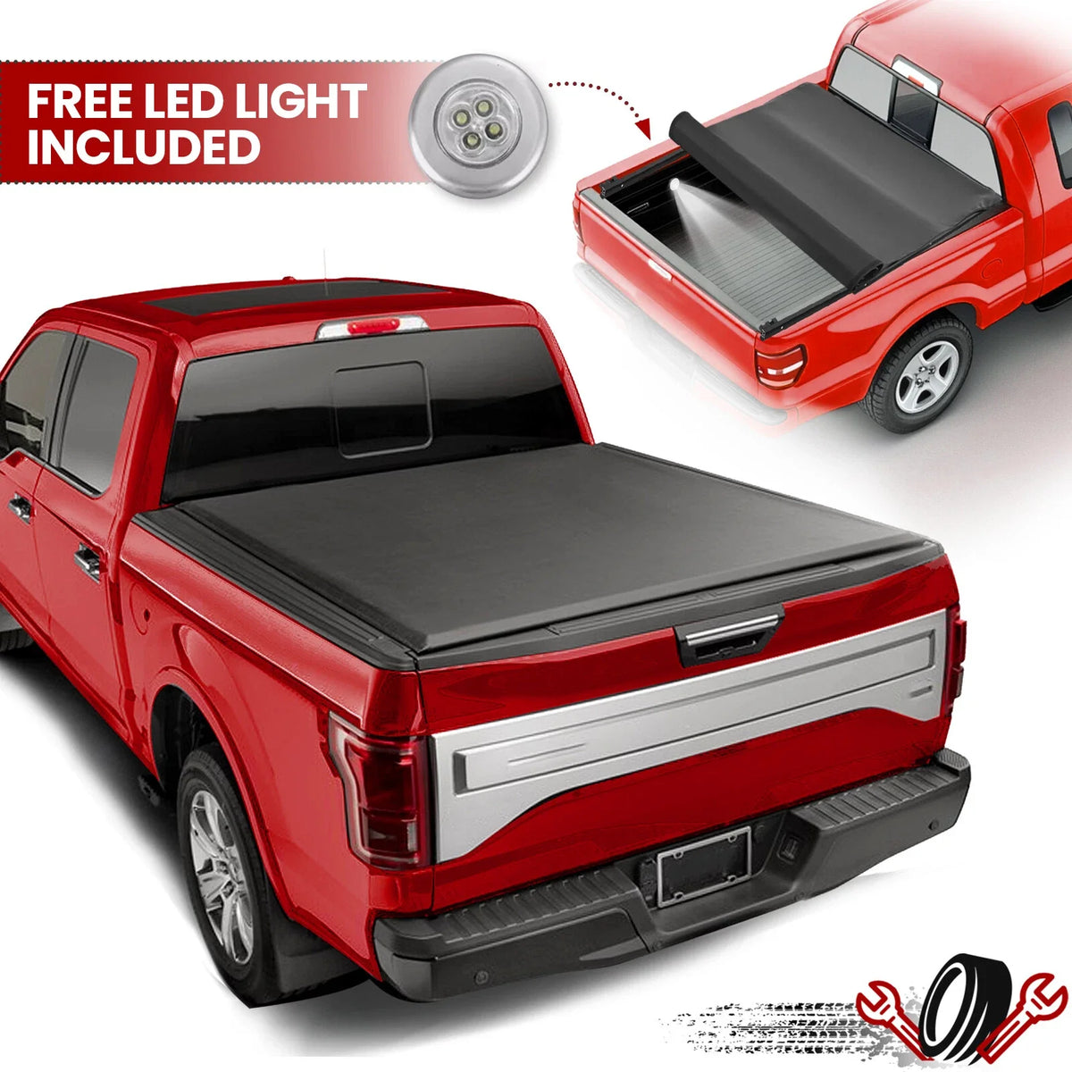 Soft Roll Up Tonneau Cover for Ford F-150 (1997–2004)