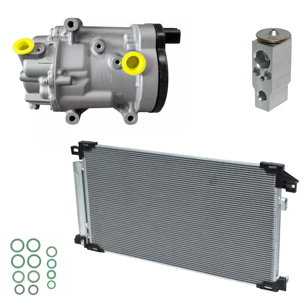 AC Compressor Kit With Condenser for Toyota Prius 1.8L (2022–2023)