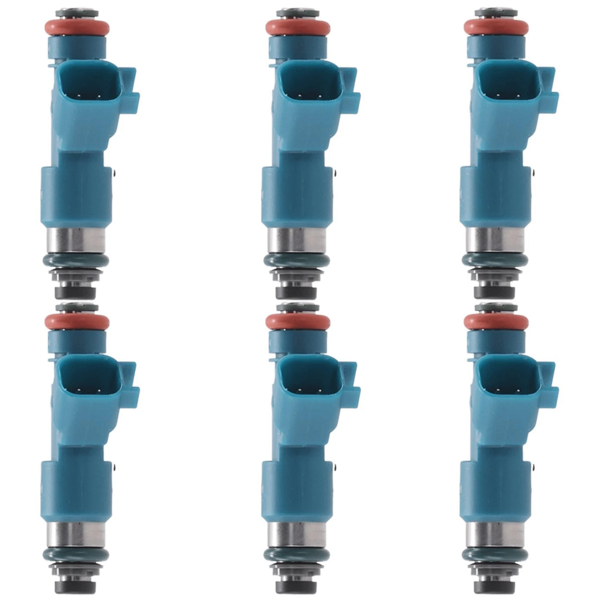 Set of 6 Fuel Injectors for Volvo XC60 XC70 S80 XC90 V70 (2008–2010)