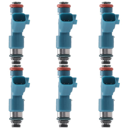 Set of 6 Fuel Injectors for Volvo XC60 XC70 S80 XC90 V70 (2008–2010)