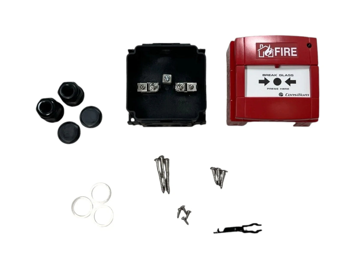 Consilium MCP Manual Call Point for Salwico Fire Alarm Systems (5200031-02B)