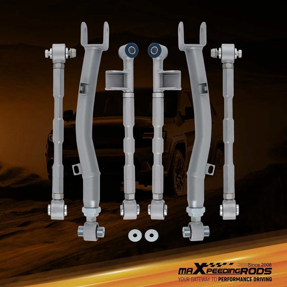 6X Adjustable Rear Suspension Lateral Link for Subaru Impreza WRX/STi (2002–2007)