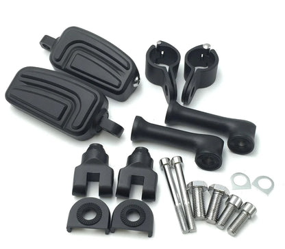 Long Black FootPeg 1.5" for Honda Valkyrie GoldWing VTX1300 Shadow
