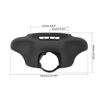 Matte Black Outer Batwing Fairing for Harley Electra Glide 2014-2024