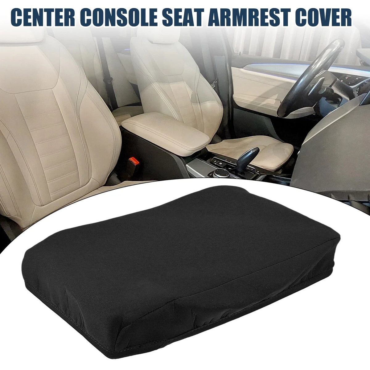 Armrest Protector Cover Pad for BMW X3 (2011–2023) Neoprene Black