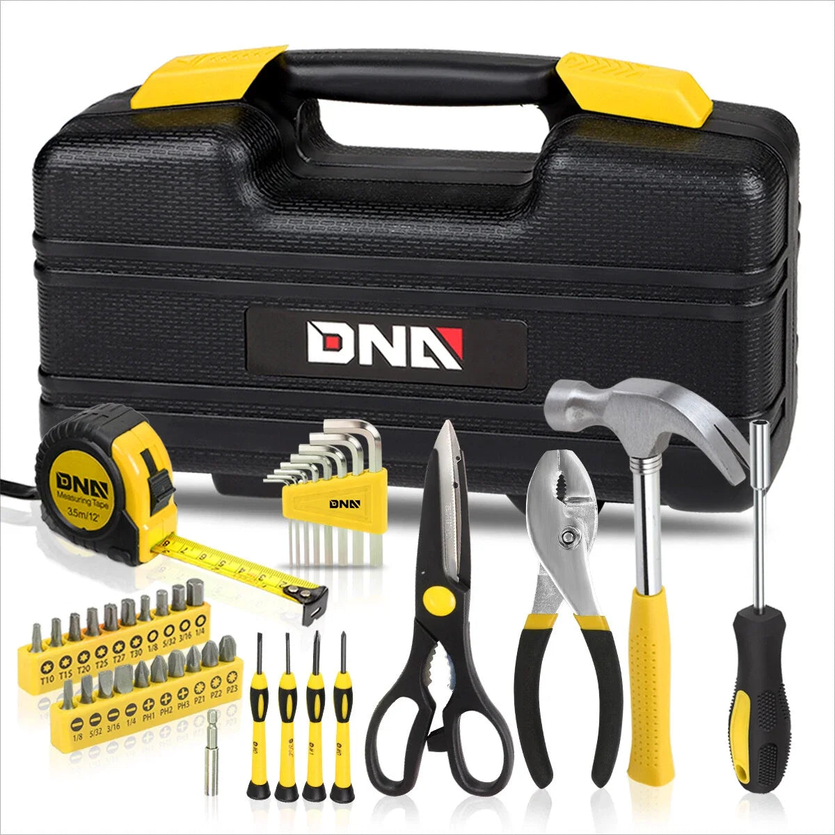 39-Piece Household Toolbox for (No Specific Years)