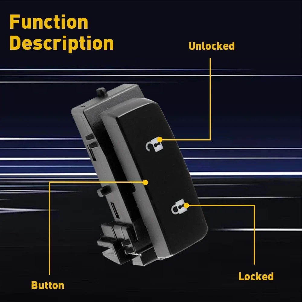 Master Front Door Lock Switch for Chevy Silverado 1500 GMC (2008–2013)