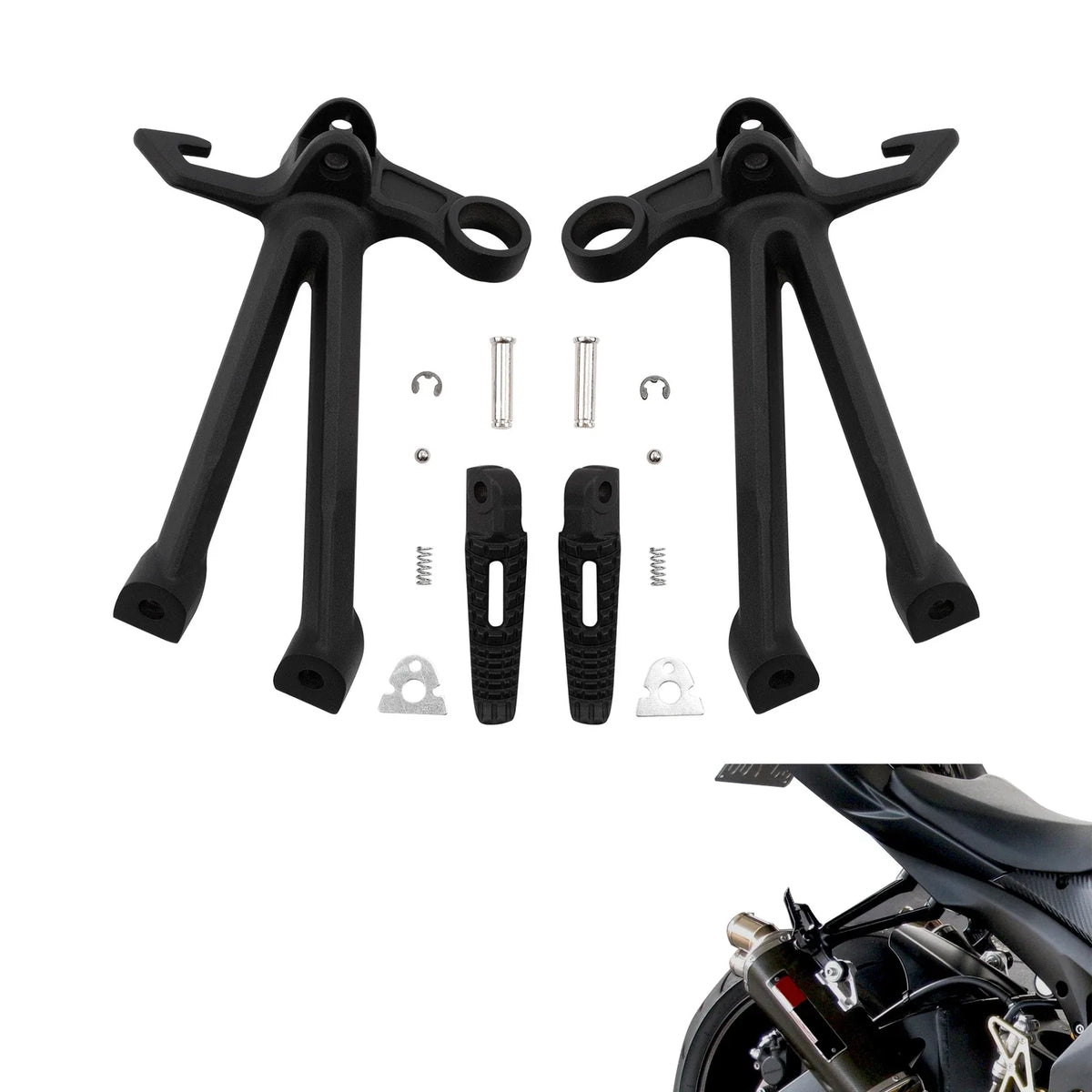 Footpegs Rest Bracket - Rear for Suzuki GSXR1000 2007-2008