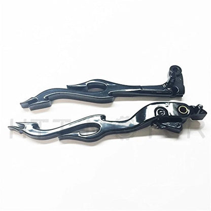 Flame Black Brake Clutch Levers for Honda CBR 954RR 2000-2003