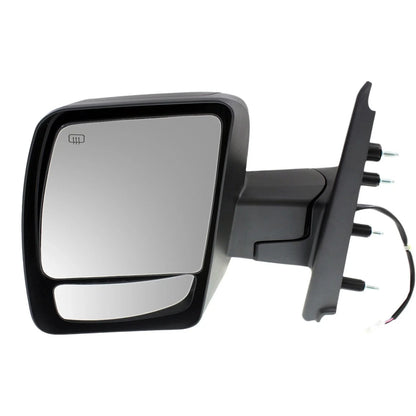Heated Textured Black Power Mirror Set for NV2500 Nissan (2012-2017)