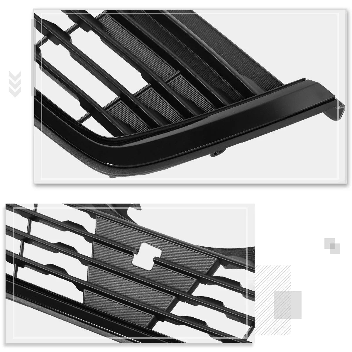 Black Moulding Lower Grille Shell for Subaru Forester 2019–2021