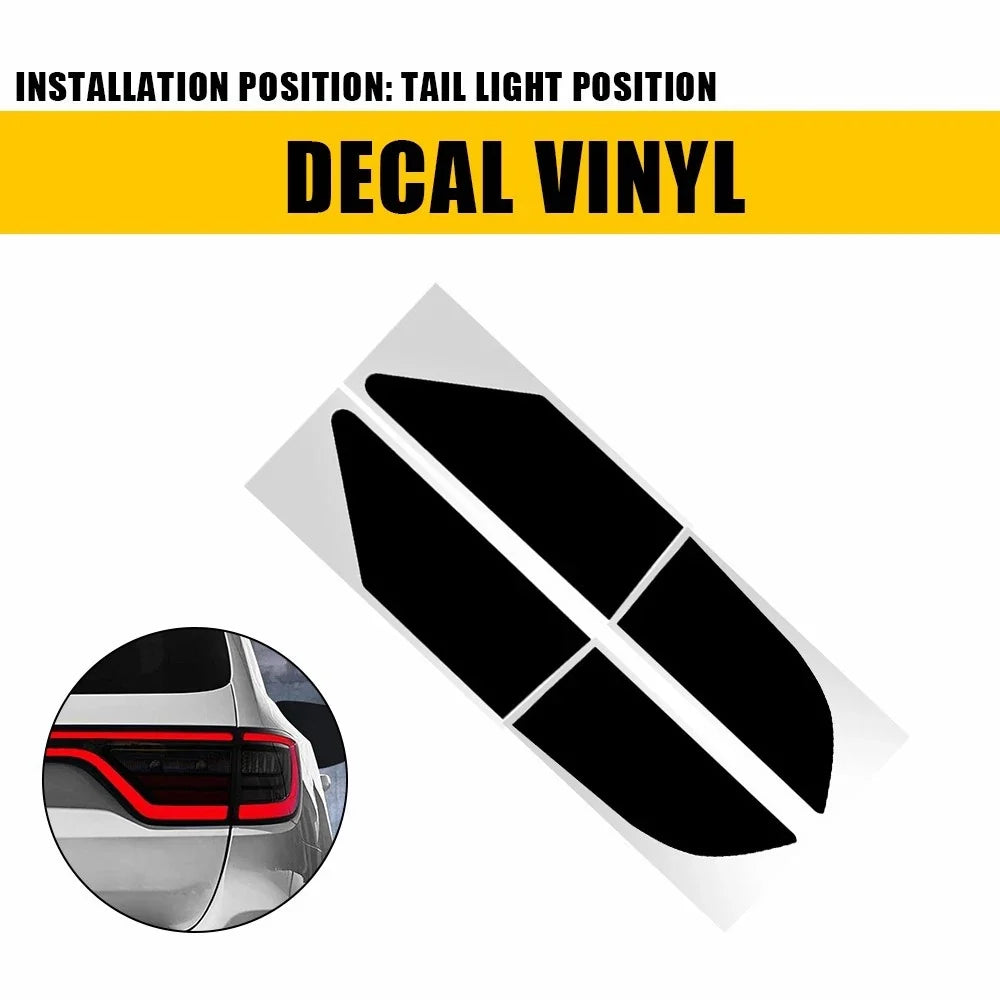 Smoked Tail Light Cover Overlays for Dodge Durango 2014-2021
