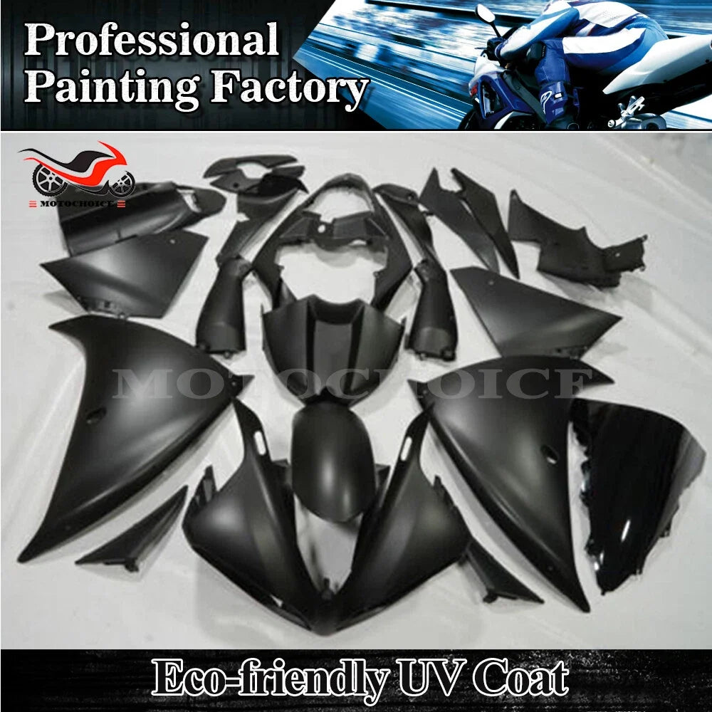 Matte Black Fairing Kit for Yamaha YZF R1 (2009–2011)