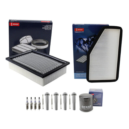 4 Spark Plugs & Boots Denso Tune Up Kit for Tribute/Escape 2001-2012