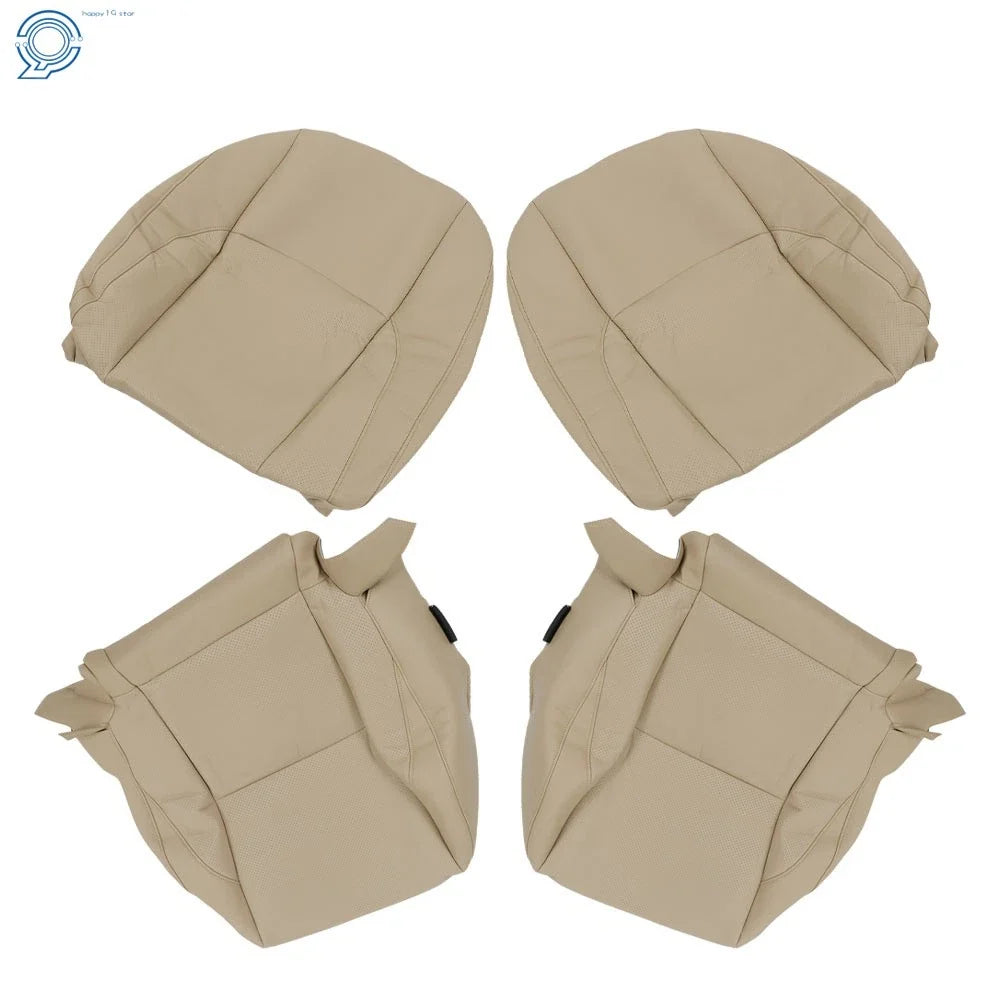 Set of 2 Leather Seat Covers for Lexus ES350 (2007–2012) - Beige