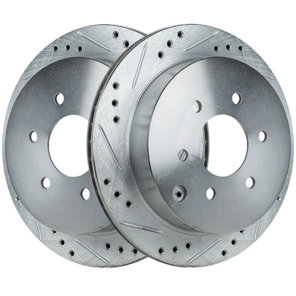 Rear Brake Disc Rotors for Nissan Frontier Xterra Suzuki Equator (2009–2012)
