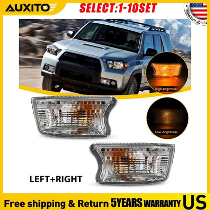 2X Turn Signal Lights for Toyota 4Runner (2010-2014) Clear Lens
