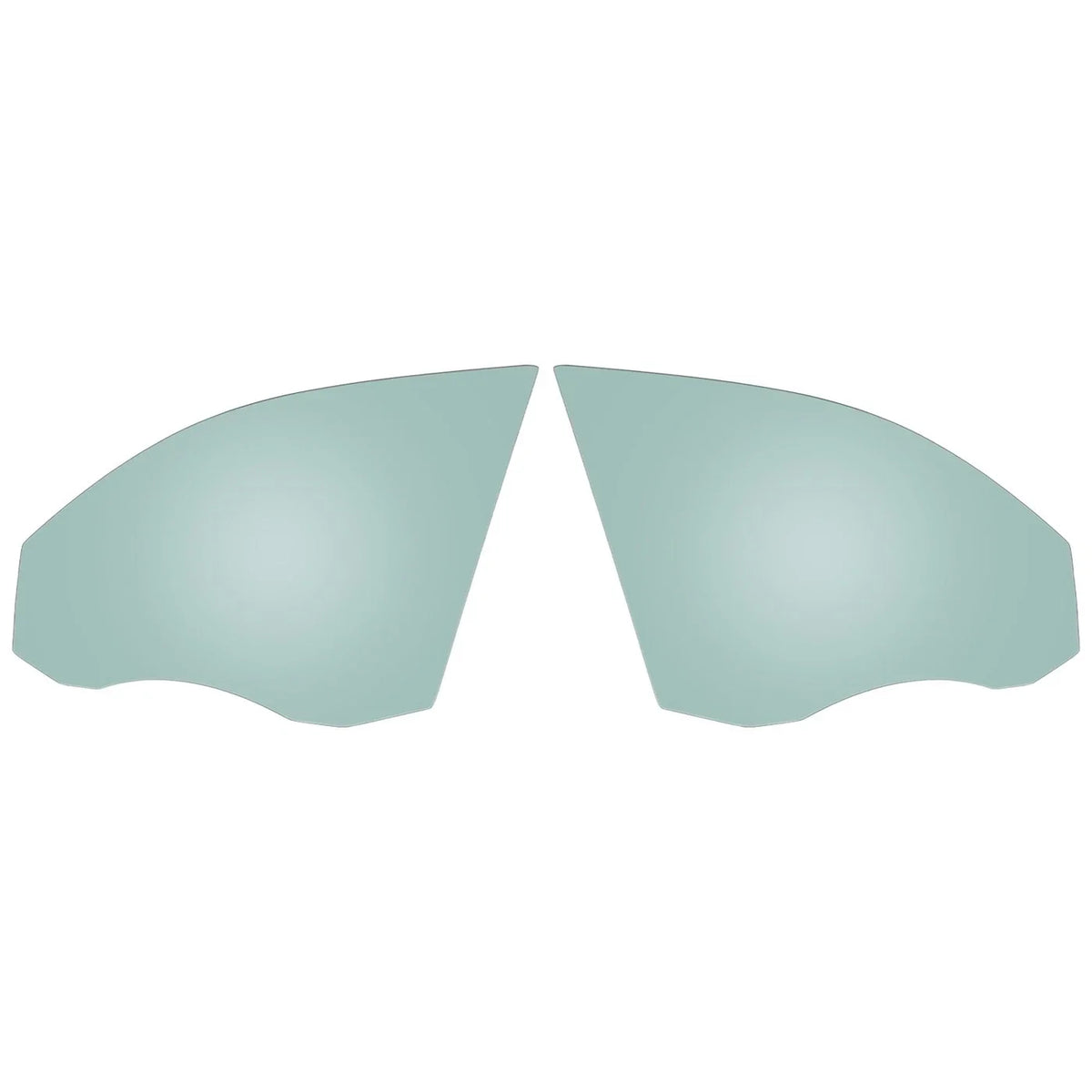 Front Driver & Passenger Side Door Glass Set for VW - 2 Units