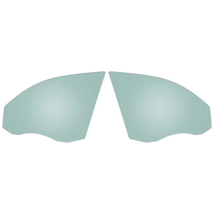 Front Driver & Passenger Side Door Glass Set for VW - 2 Units