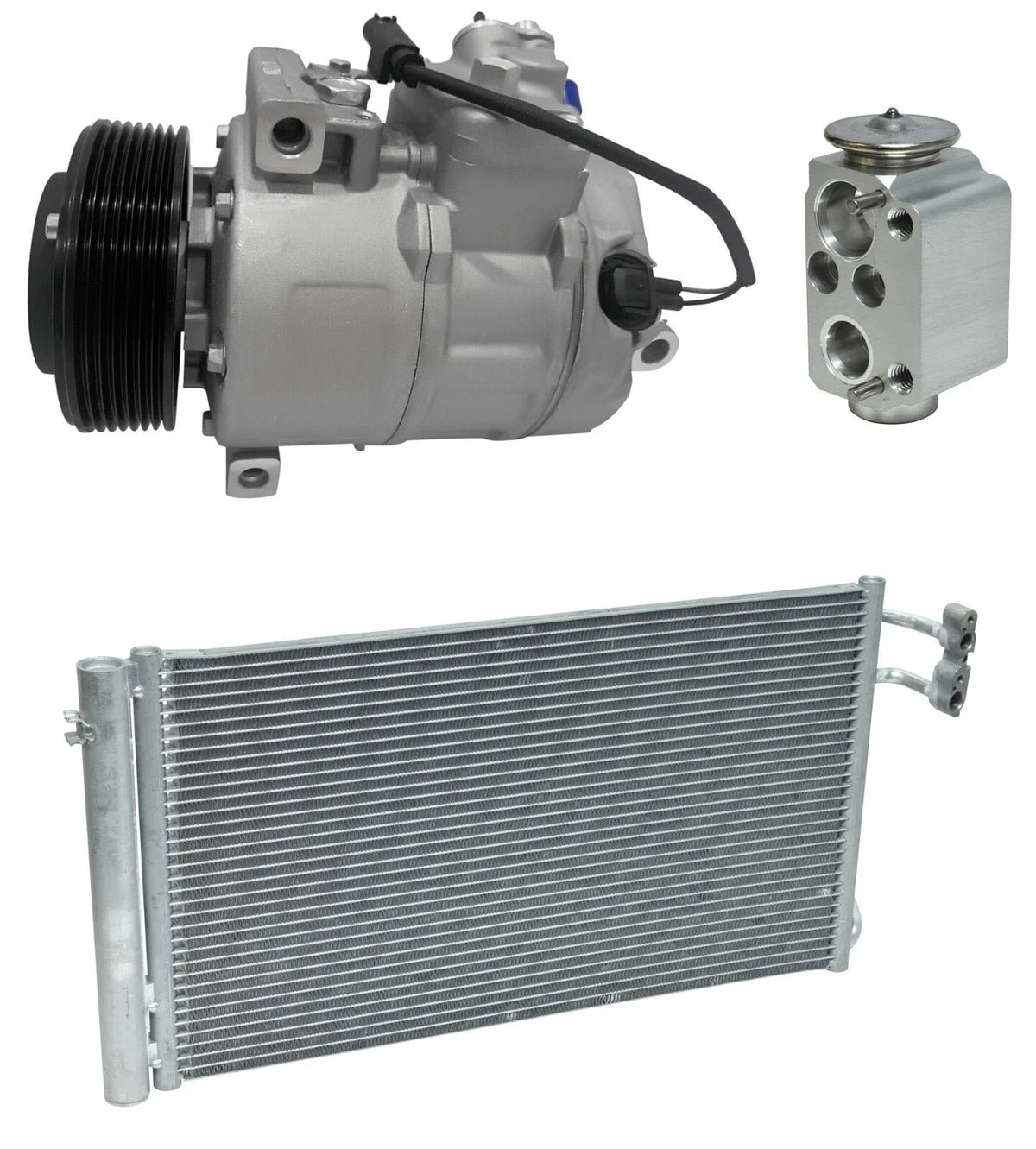 AC Compressor Kit With Condenser for BMW 335i 3.0L (2007–2013)