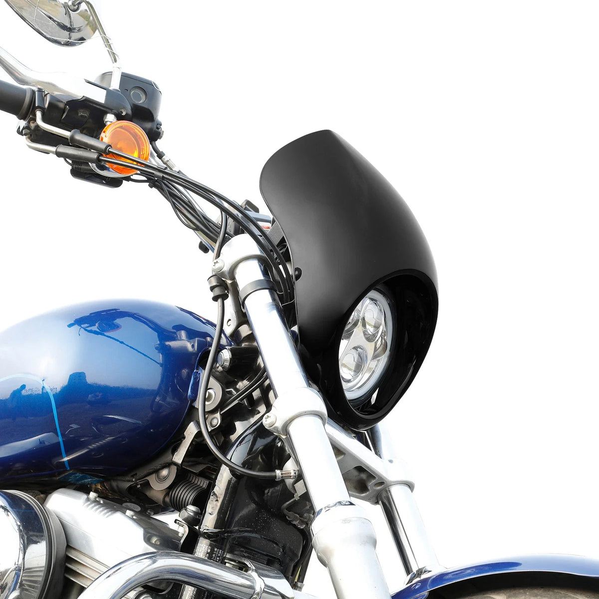 39mm Fairing Cowl Mask for Harley Dyna XL Sportster (1973-Present)