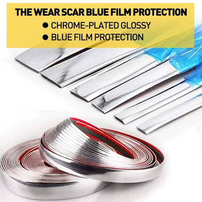 Chrome Trim Molding Strip for Car Door Window Bumper Protector EPY
