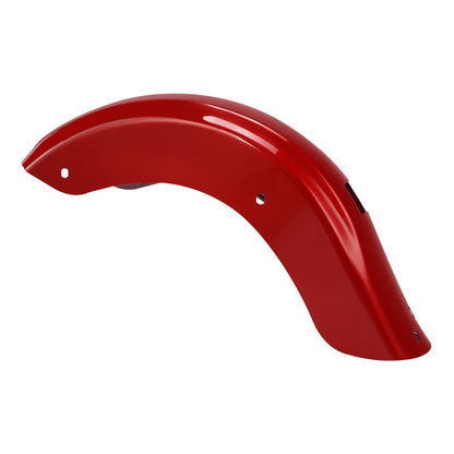 Rear Fender Wicked Red Glossy for 2009-2024 Harley Touring Road Glide