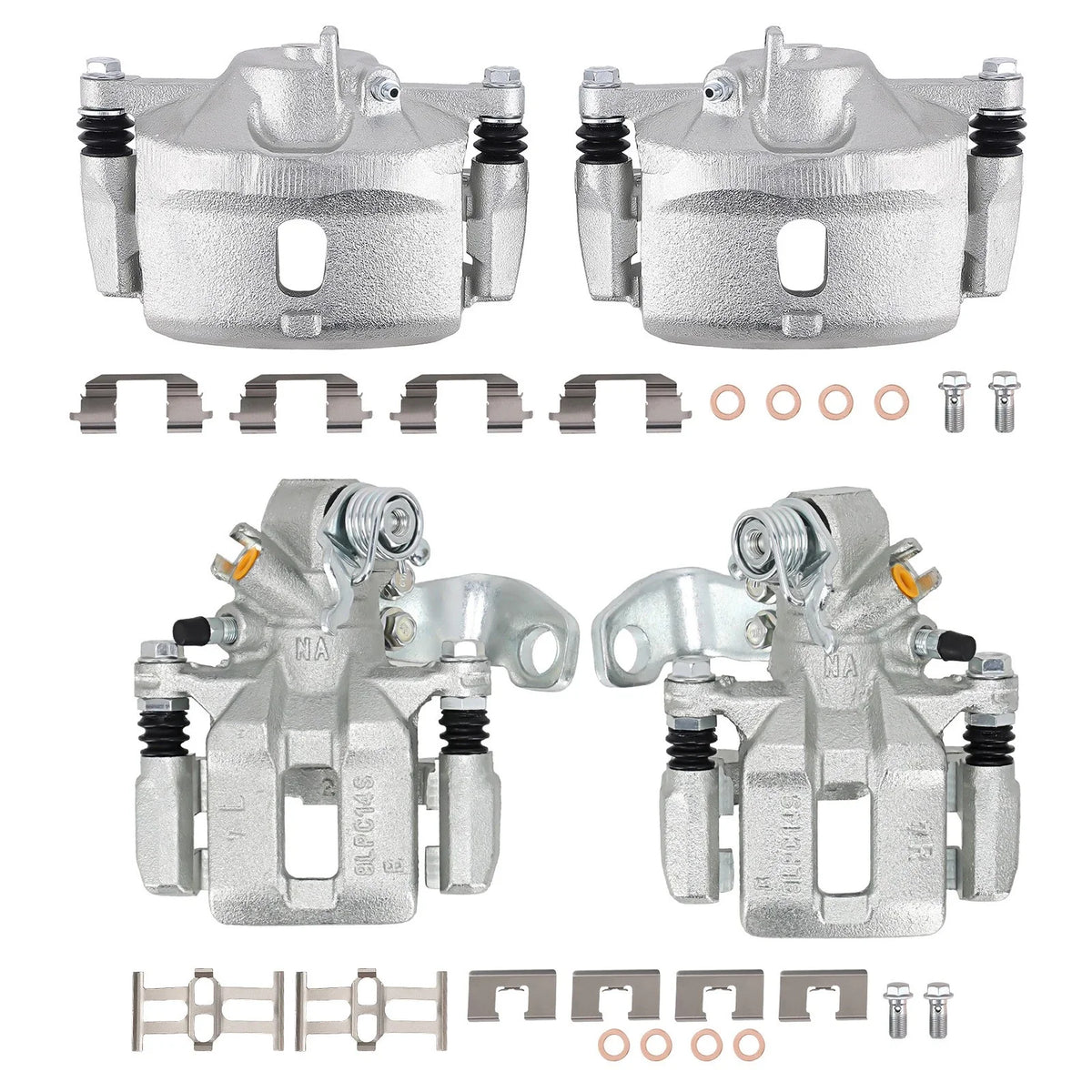 Front & Rear Brake Caliper Assembly for Honda Civic (2006–2011)