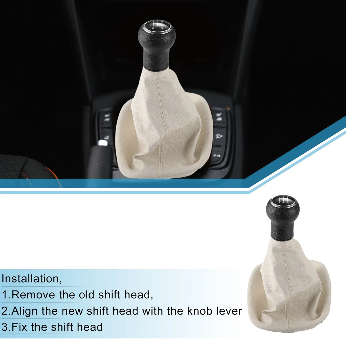 5 Speed Manual Transmission Shift Knob for Volkswagen Passat (1996–2000) 724117607166