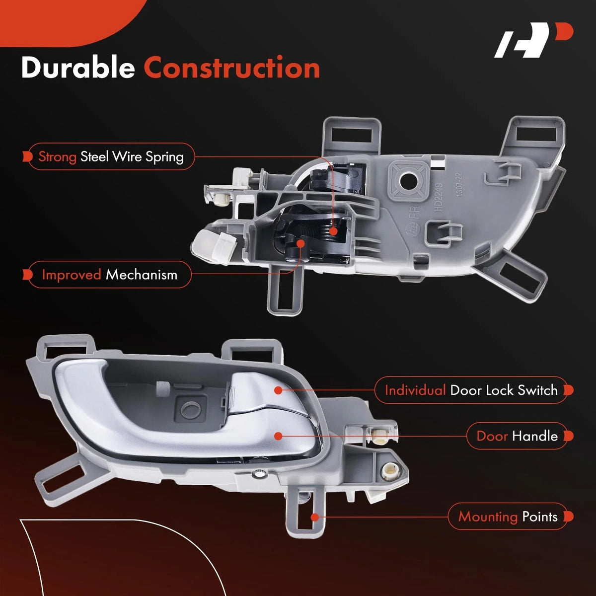 Right Front Door Handle for Honda Civic 2012-2015 Sedan Coupe