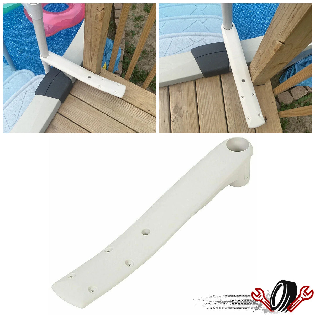 Deck Mount Support for Above Ground Pool Step (Replacement)