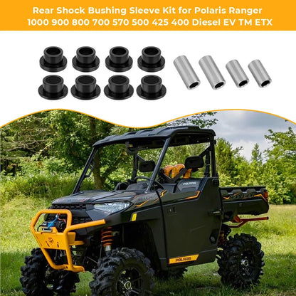 Front Shock Bushing Sleeve Kit for Polaris PRO XD 2016-2023